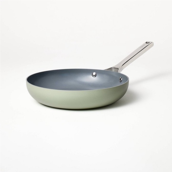10-Inch Nonstick Ceramic-Coated Aluminum Frypan Sage green NWT - Picture 2 of 6